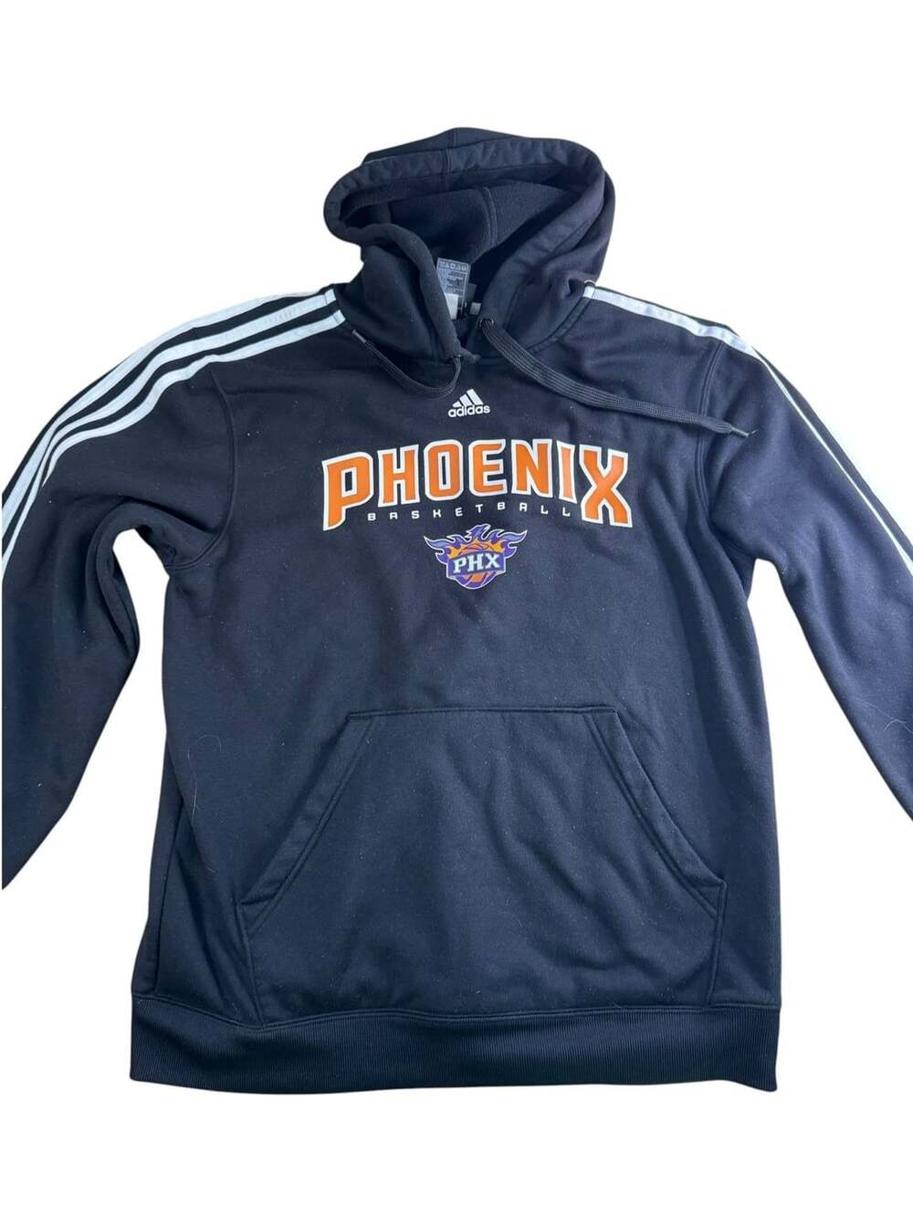 Adidas Phoenix Suns Basketball Hoodie Size S Black